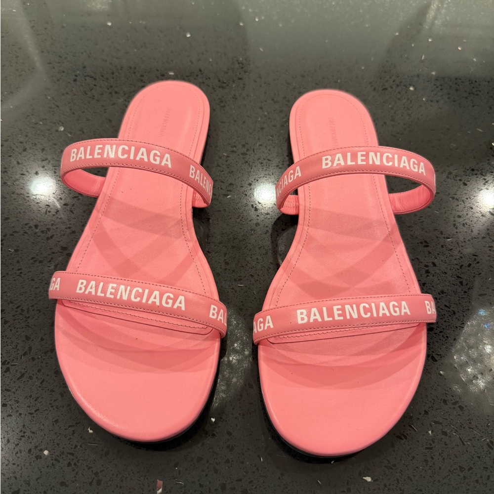 Balenciaga Women's Pink Sandals